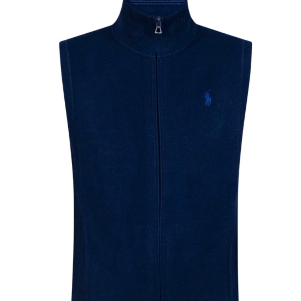 Ralph Lauren Men's Full Zip Knit Vest